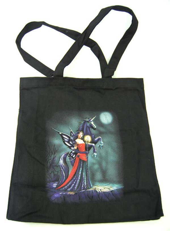 Bag Lady With Unicorn Design By Lisa Parker