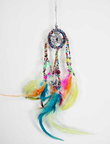 Dream Catcher Beaded Multi Coloured 1dm