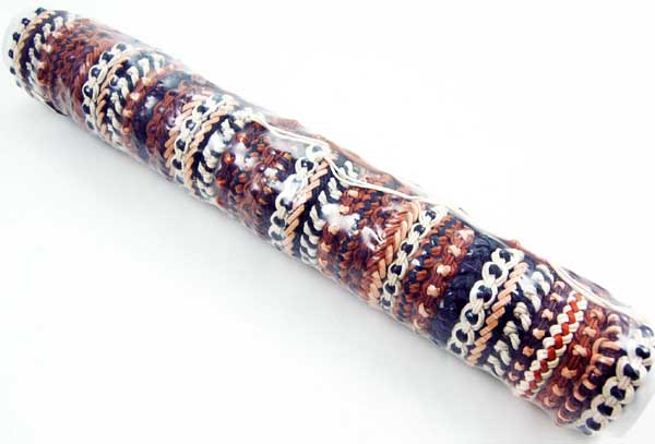 Bracelet Cord 40 Large Leather Mixed Colours On Tube
