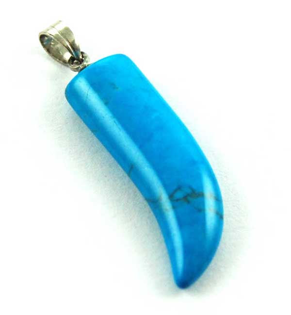 Pendant Horn Turquoise