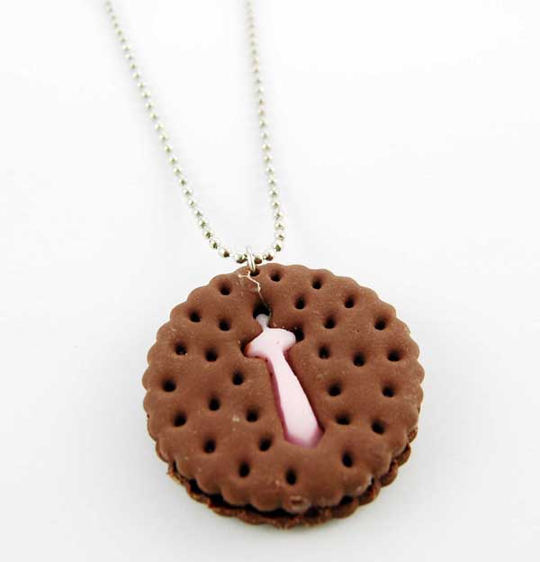 Necklace Biscuit Chocolate