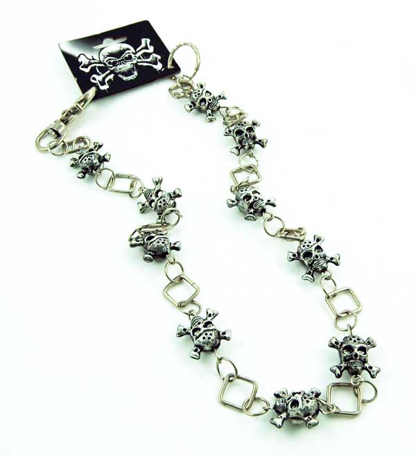 Chain With Skull And Bones