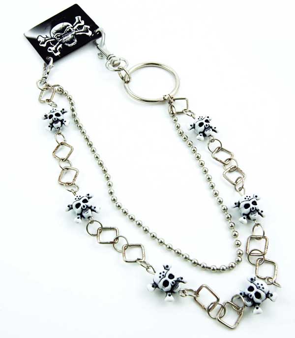 Chain With Skull And Bones