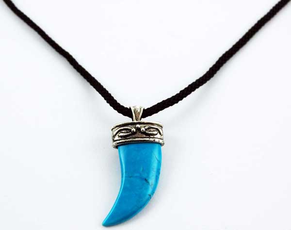 Necklace Horn Turquoise