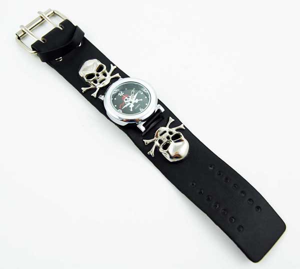 Watch With Two Skulls