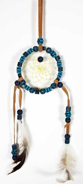 Dream Catcher Turquoise Beads 3 Inch