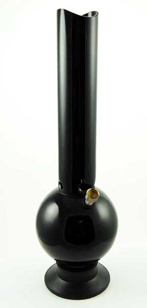 Hukka Acrylic Big Bulb 4 Pin Ice 16 Inch With 4.5 Inch Base