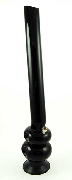Hukka Acrylic Double Bulb 3 Pin Ice 24 Inch With 4.5 Inch Base