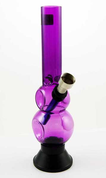 HUKKA ACRYLIC DOUBLE BULB 3 PIN ICE 24 INCH *MORE INFO*