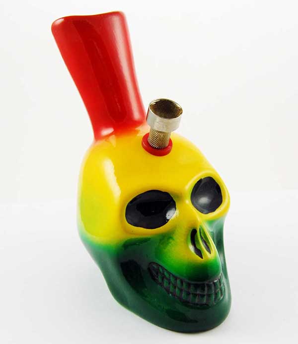 Hukka Ceramic Skull 6 Inch
