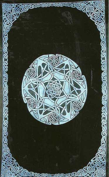 Bedspread Single Celtic Earth Blue