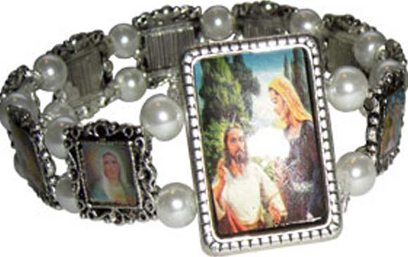 Bracelet Icon Alloy With Pearly Beads