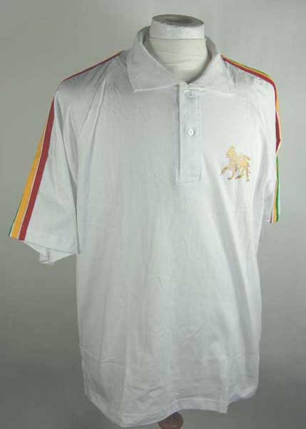 Rasta T-Shirt Polo White Medium