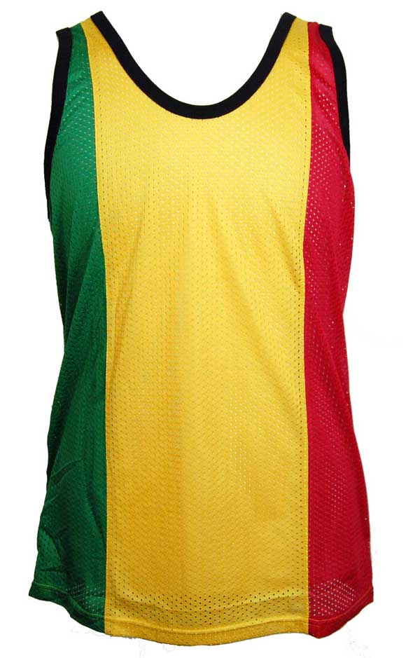 Vest Net Rasta Colours