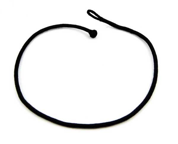 Necklace Cotton Black 18cm