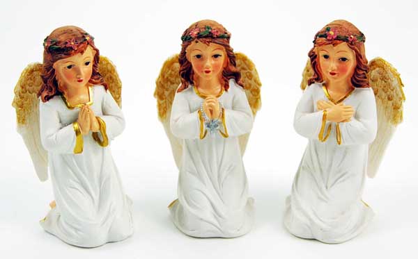 Angel Kneeling Praying Set Of 3