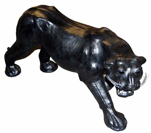 Panther Black Leather 30 Inch
