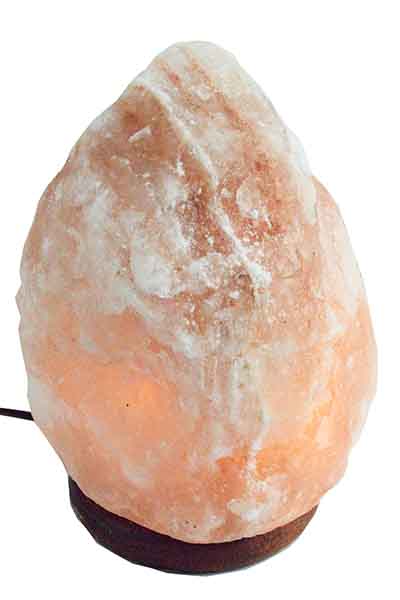 Salt Lamp Natural 9-12kg With Wooden Base