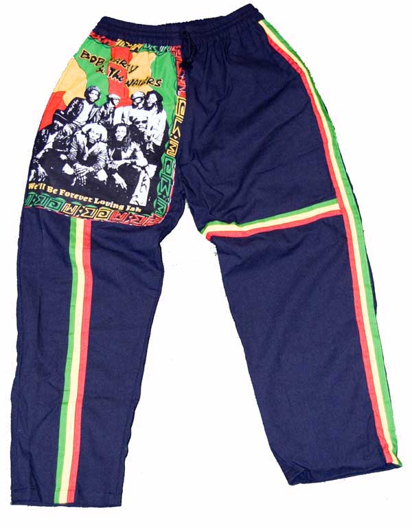 Rasta Pants Bob Marley And The Wailers Size XL