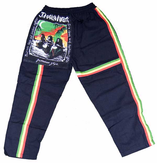 Rasta Pants Jamaican Nights Size L