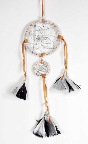 Dream Catcher With Mini Circle Natural 3.5 Inch