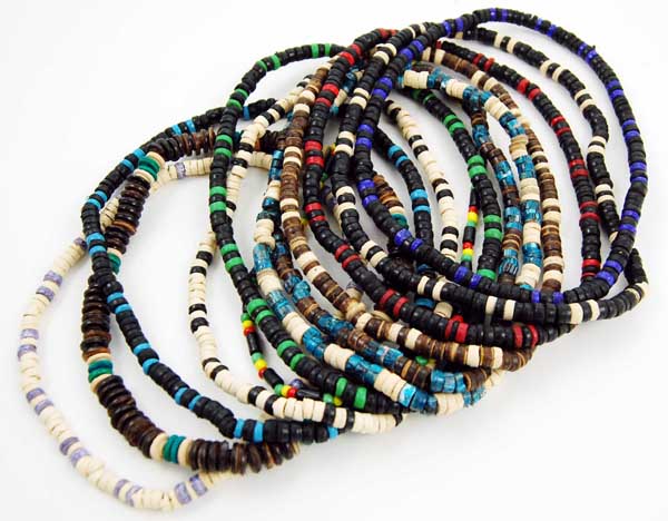 Necklace Elasticated Surf Style L24cm 12pcs