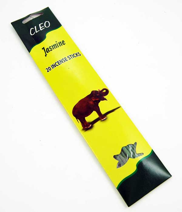 Incense Stick Elephant Jasmine 20 Sticks Per Pack L25c*MORE INFO