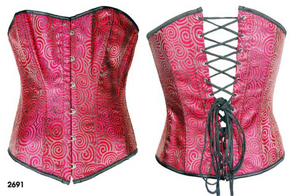 Basque Red With Black Lace Medium