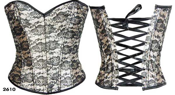 Basque Black And White Floral XL