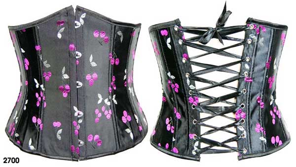 Basque Black Floral Design XL