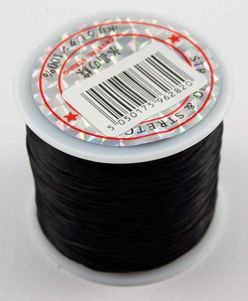 String Elastic Black