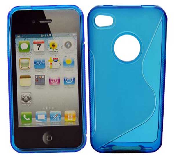 Iphone 4 Silicon Case Dark Blue