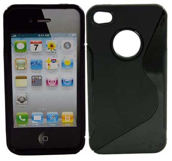 Iphone 4 Silicon Case Black
