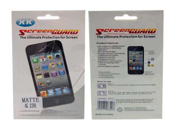 Iphone 4 Screen Protector Anti glare Front & Back