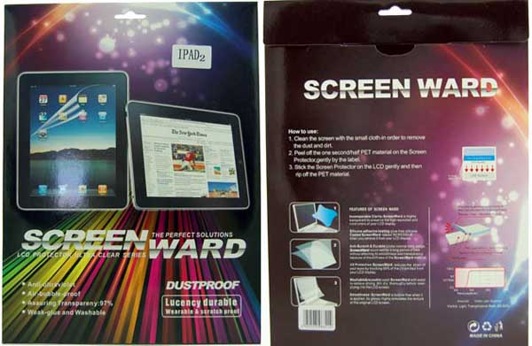 Ipad 2 Screen Protector High Transparency