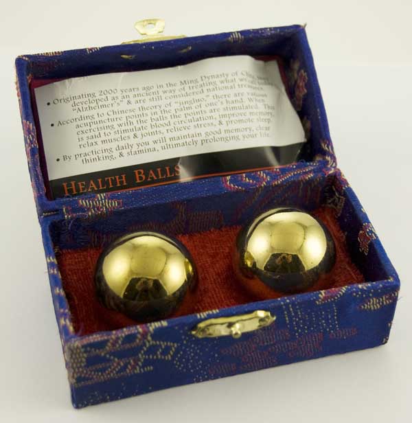 Health Ball Gold Colour 35mm