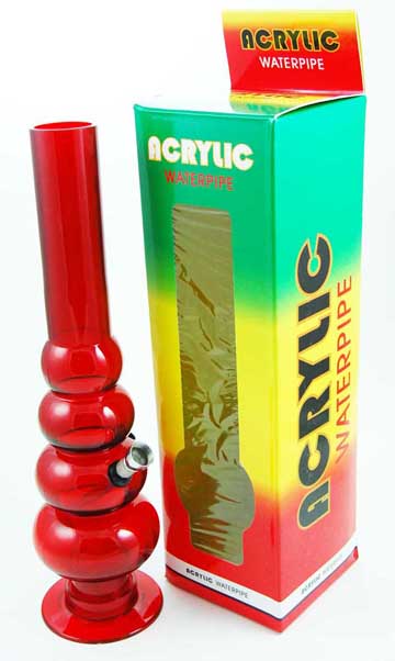 Bong 4 Bubbles Tapered Assorted Colours 42X340mm