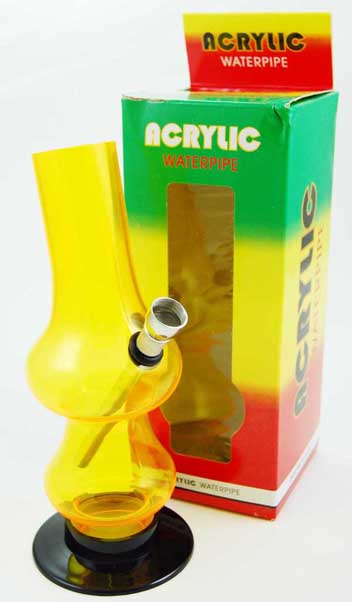 Bong One Bubble Stretch Neck Assorted Colours 40X200mm