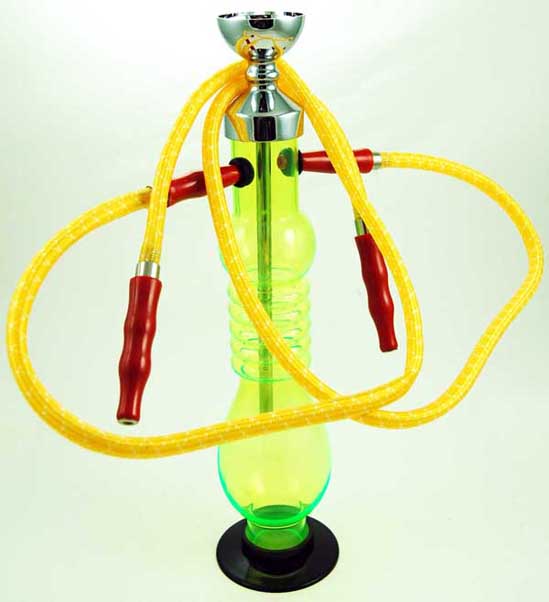 Bong Hookah 2 Person Medium Assorted Colours 40X380mm