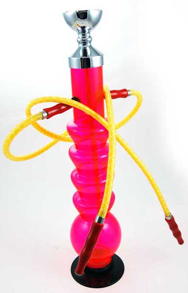 Bong Hookah 2 Person Assorted Colours 50X480mm