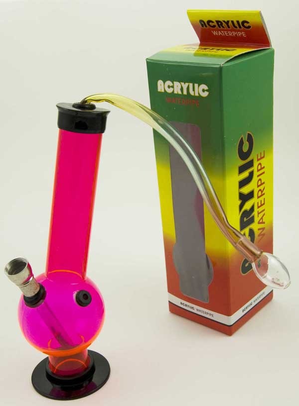 Bong Tube Assorted Colours 30X205mm