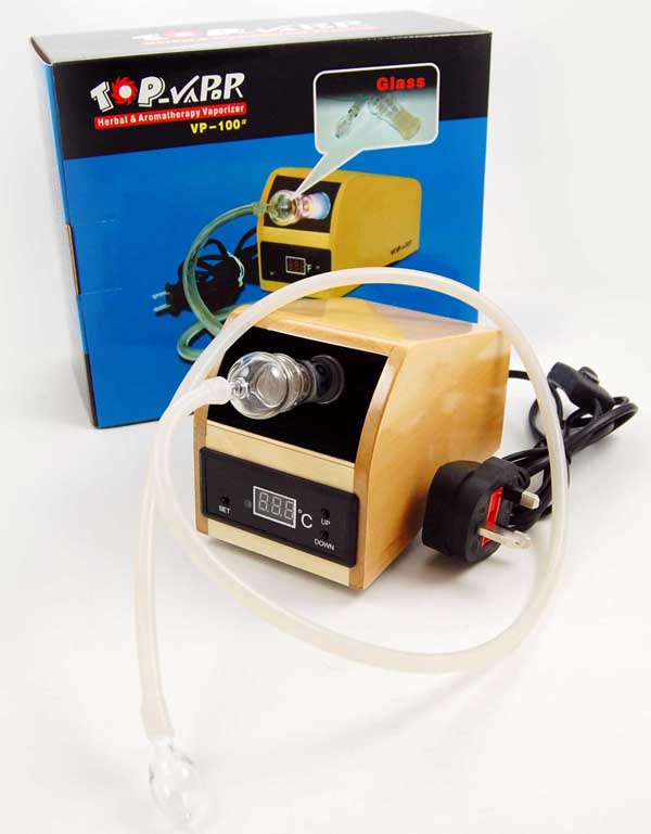 Vaporizer Polished Wood Digital Thermostat