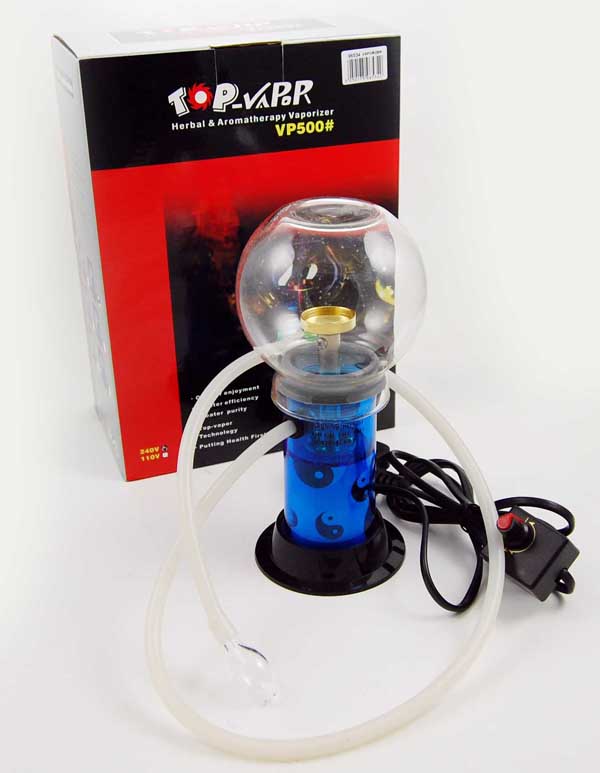 Vaporizer With Glass Globe Classic Assorted Colours/Designs