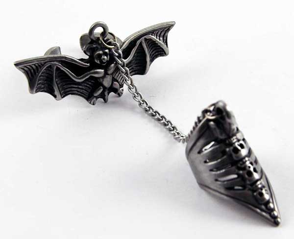 Ring Pewter With Bat