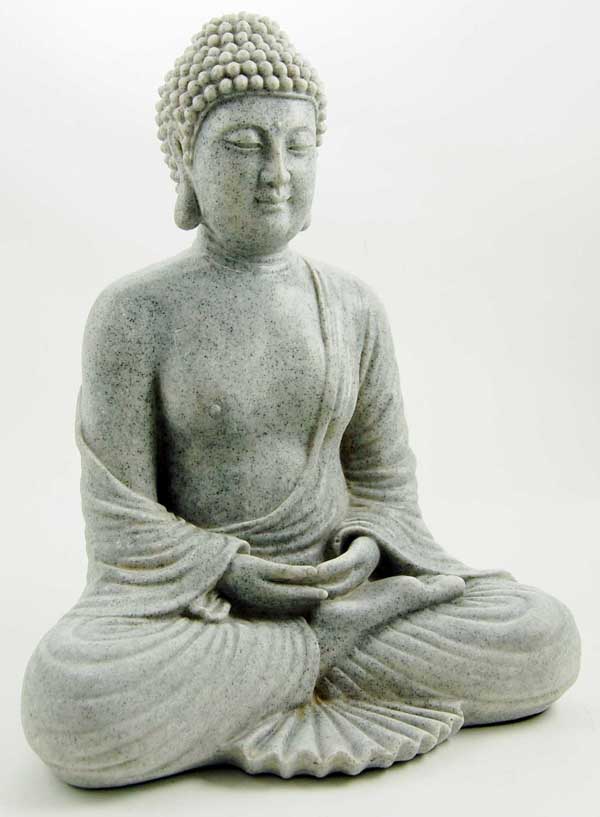 Buddha Sitting Natural 25X18X31cm