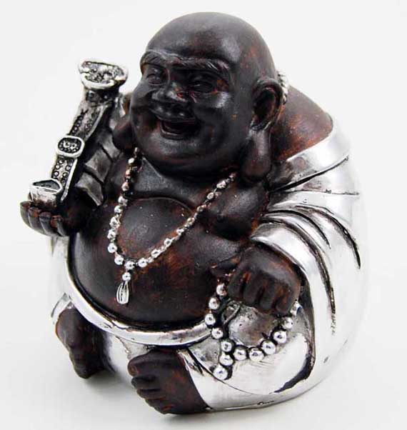Buddha Happy Sitting 9X7.2X7.7cm