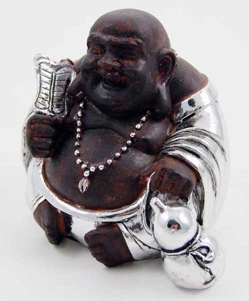 Buddha Happy Sitting 9X7.2X7.7cm