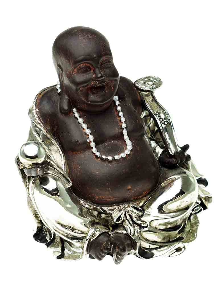 Buddha Happy Sitting 11.5X9X10.5cm