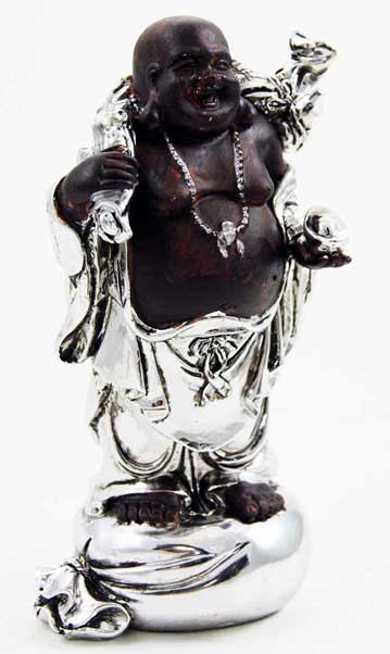 Buddha Happy Standing 7X6.5X14cm