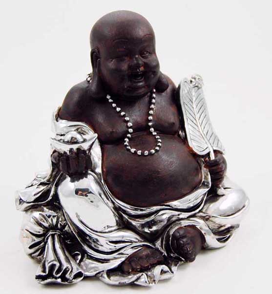 Buddha Happy Sitting 15X11.5X13.5cm